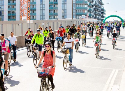 Bike parade van Velo-city